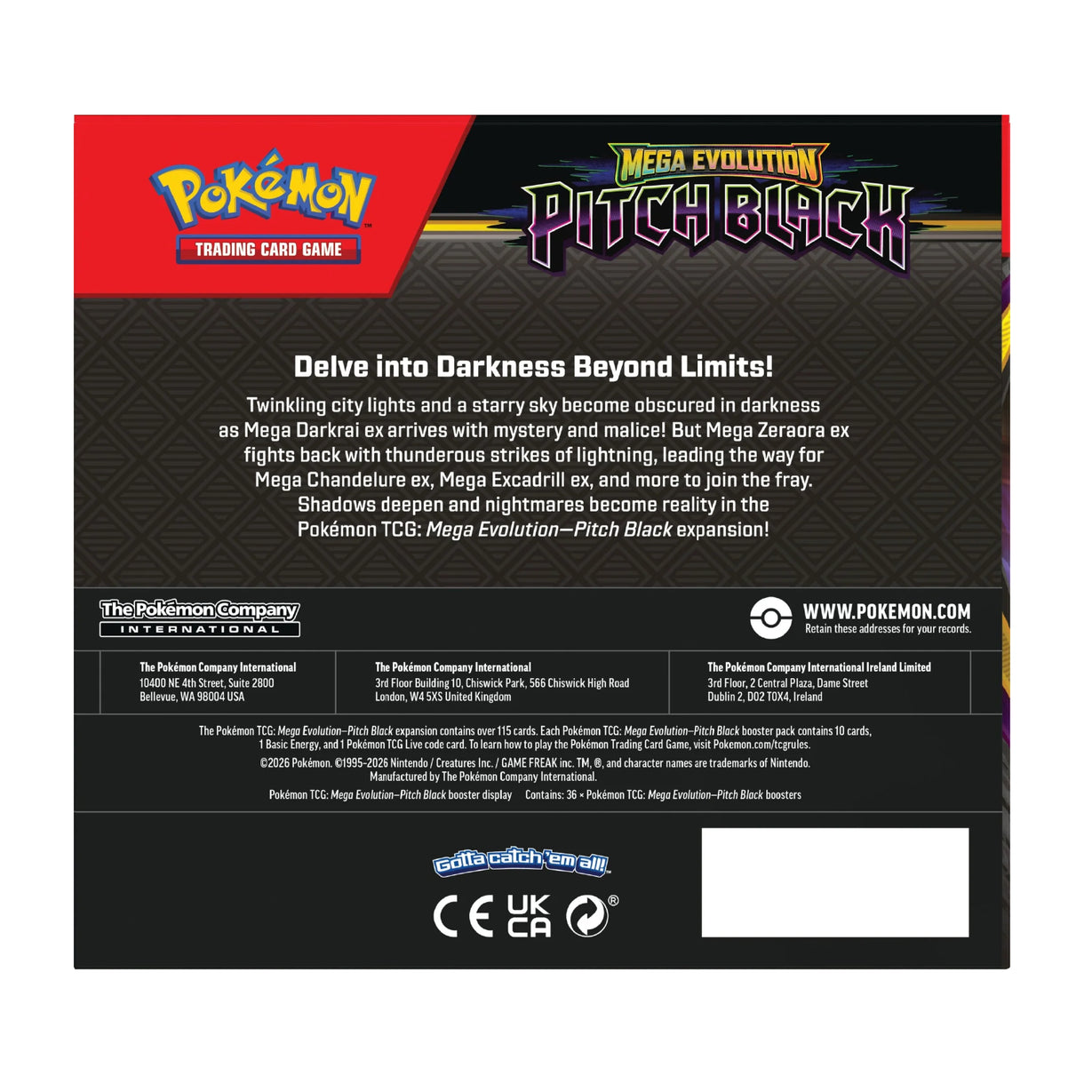 Pokemon TCG: Pitch Black - Booster Box